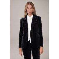 Samt-Blazer in Navy von windsor.