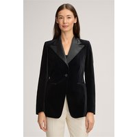 Samt-Blazer in Schwarz von windsor.