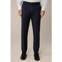 Schurwoll-Baukasten-Hose Sole in Navy meliert von windsor.