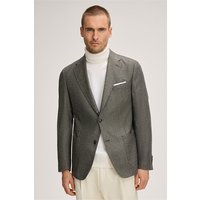 Schurwoll-Baukasten-Sakko Giro in Grün strukturiert von windsor.