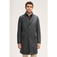 Schurwoll-Mantel Belluno mit Inlay in Anthrazit von windsor.