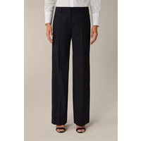 Schurwoll-Stretch-Anzug-Hose in Navy von windsor.