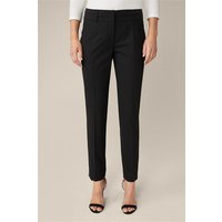 Schurwoll-Stretch-Hose in Schwarz von windsor.