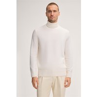 Schurwoll-Strick-Rollkragen-Pullover Ramiro in Ecru von windsor.