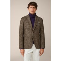 Schurwollmix-Sakko Giro in Hellbeige-Schwarz-Offwhite gemustert Schurwollmix-Sakko Giro in Hellbeige-Schwarz-Offwhite gemustert von windsor.