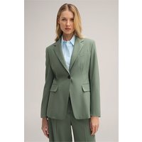 Schurwollstretch-Blazer in Salbeigrün von windsor.