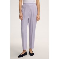 Schurwollstretch-Twill-Hose im Jogger-Stil in Flieder Schurwollstretch-Twill-Hose im Jogger-Stil in Flieder von windsor.