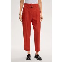 Schurwollstretch-Twill-Hose in Rot von windsor.
