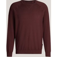 Strick-Pullover Cashmilo mit Cashmere und Seide in Bordeaux Rot von windsor.