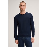 Strick-Pullover Nando mit Seide und Cashmere in Navy Strick-Pullover Nando mit Seide und Cashmere in Navy von windsor.
