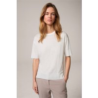 Tencel-Baumwoll T-Shirt in Ecru von windsor.