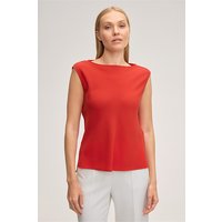 Triacetat-Blusentop in Rot von windsor.