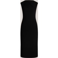 Triacetat-Etui-Kleid in Midi-Länge in Schwarz von windsor.