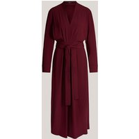Tricacetat-Kleid in Midi-Länge mit Gürtel in Rot von windsor.