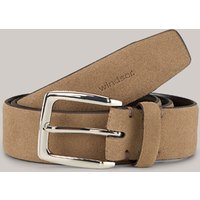 Veloursleder-Gürtel in Taupe von windsor.