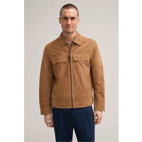 Veloursleder-Jacke Pesaro in Camel von windsor.