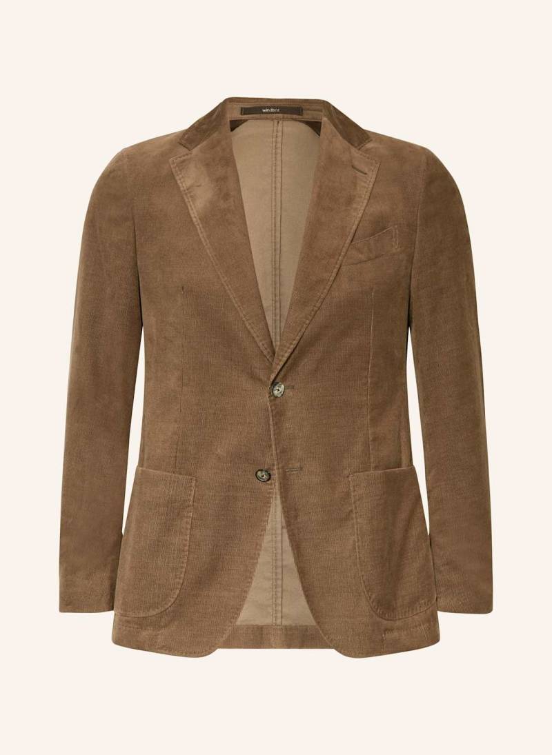Windsor. Anzugsakko Gio Shaped Fit Aus Cord braun von windsor.