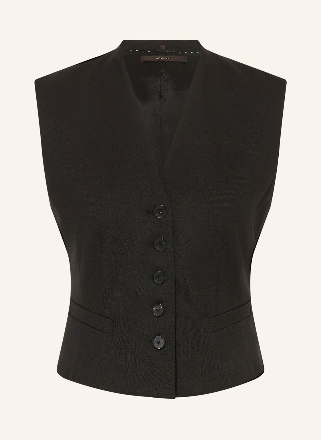 Windsor. Blazerweste schwarz von windsor.