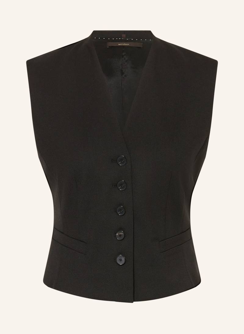Windsor. Blazerweste schwarz von windsor.