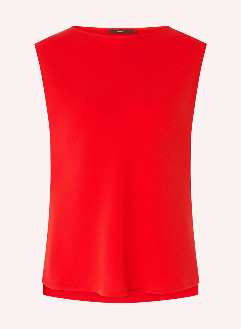 Windsor. Blusentop rot von windsor.