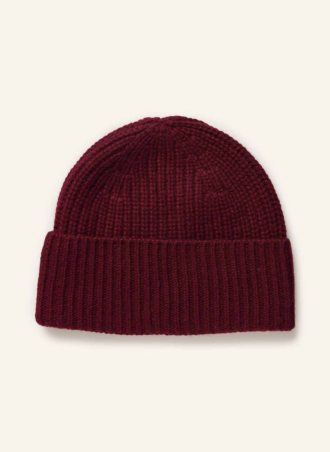 Windsor. Cashmere-Mütze rot von windsor.