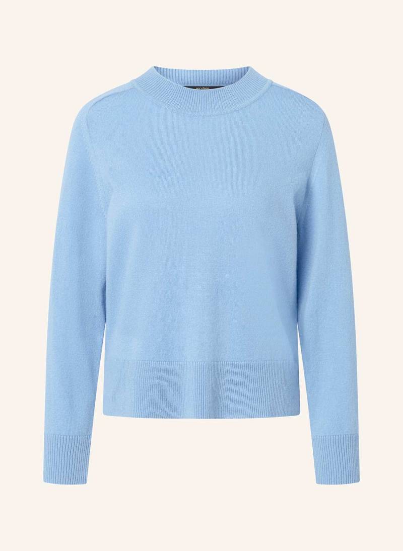 Windsor. Cashmere-Pullover blau von windsor.