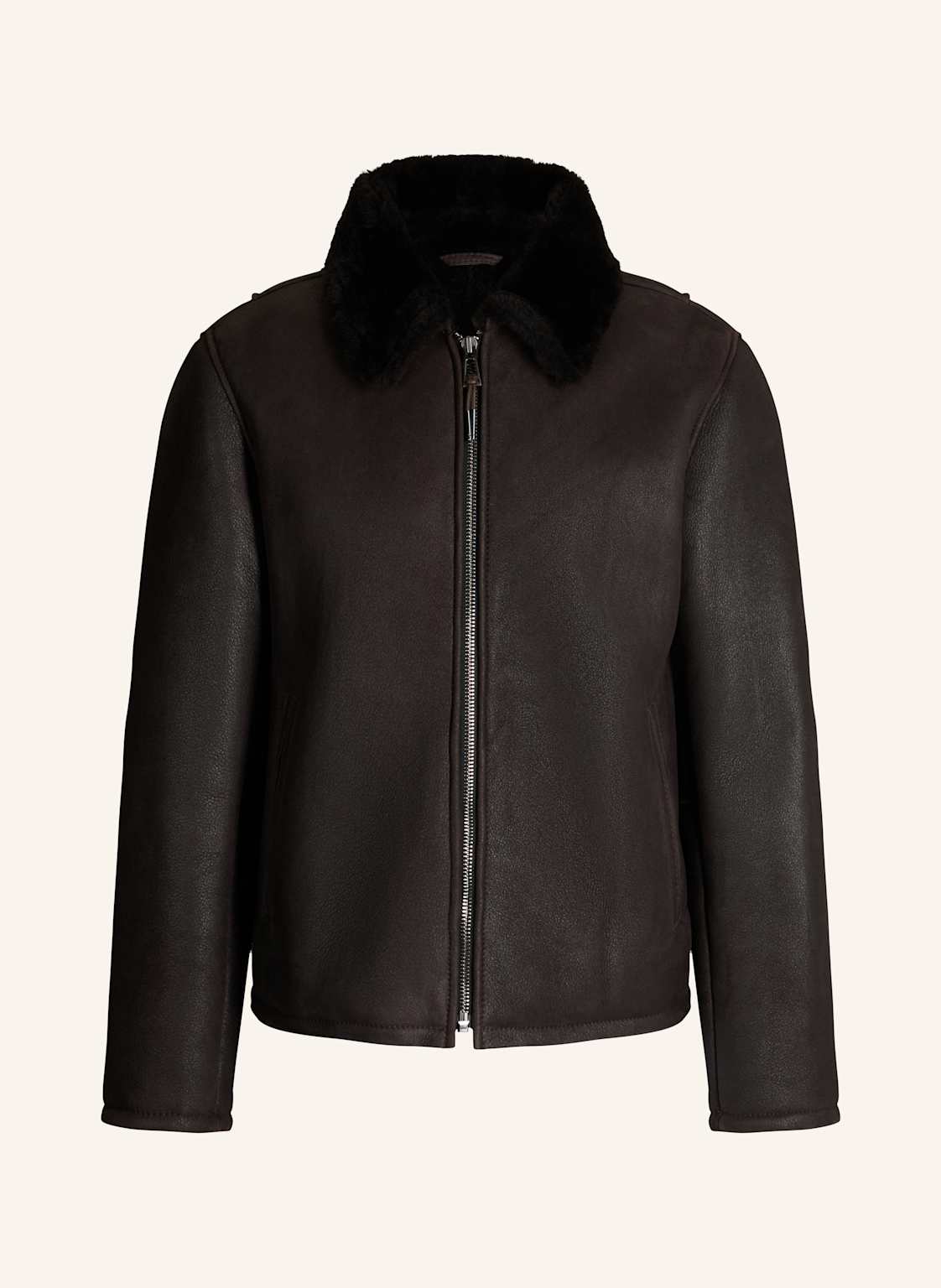 Windsor. Lederjacke braun von windsor.