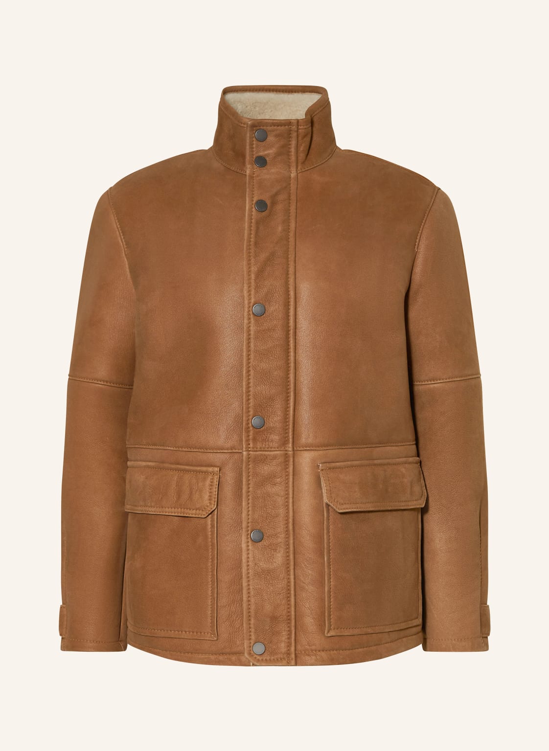 Windsor. Lederjacke braun von windsor.