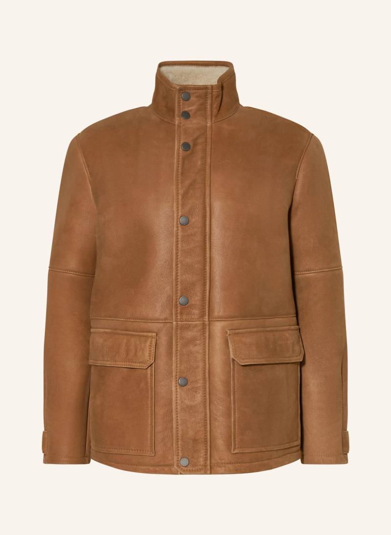 Windsor. Lederjacke braun von windsor.