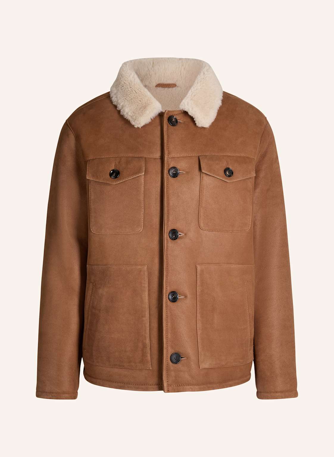 Windsor. Lederjacke braun von windsor.