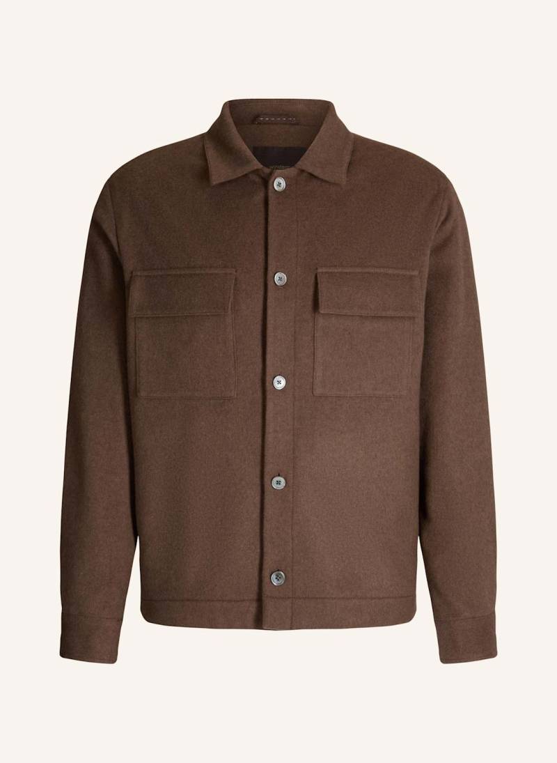 Windsor. Overshirt braun von windsor.