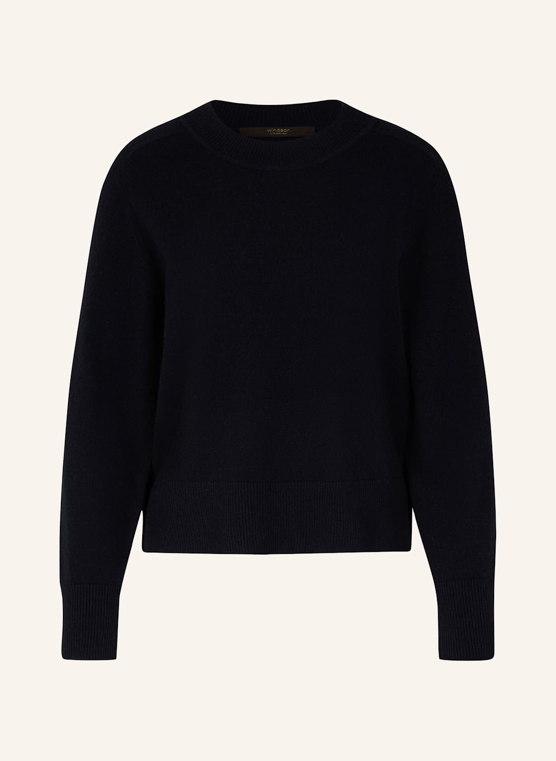 Windsor. Cashmere-Pullover blau von windsor.