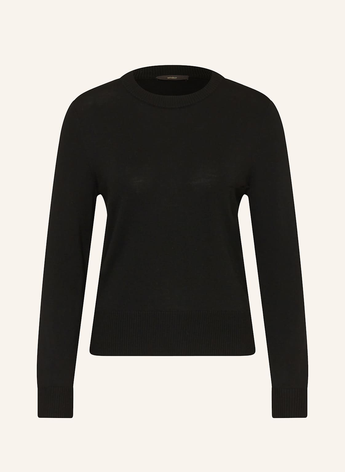 Windsor. Pullover Aus Merinowolle schwarz Windsor. Pullover Aus Merinowolle schwarz von windsor.