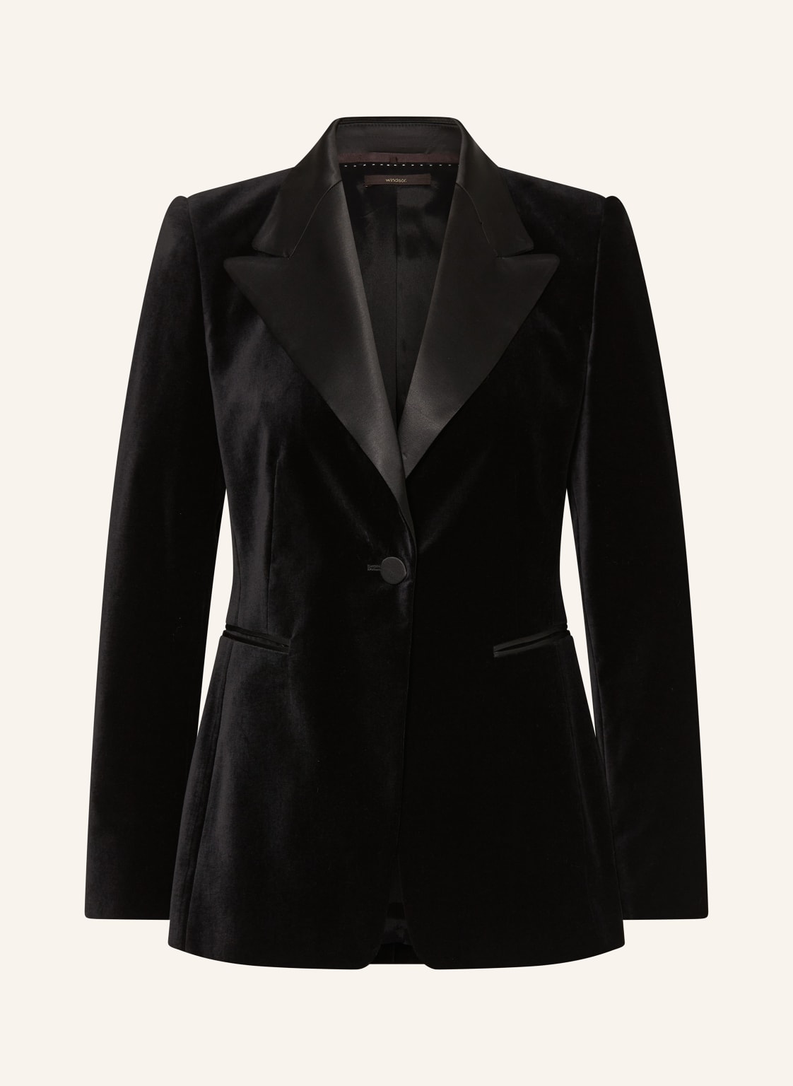 Windsor. Samtblazer schwarz von windsor.