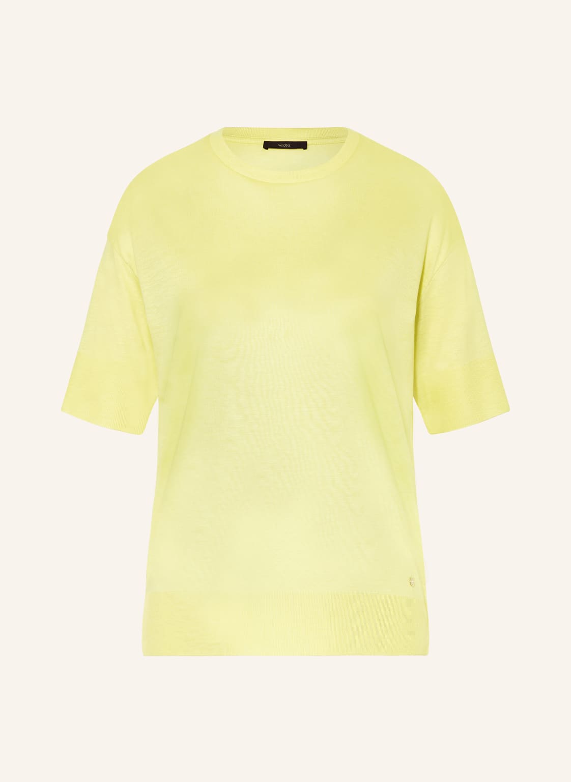 Windsor. T-Shirt gelb von windsor.