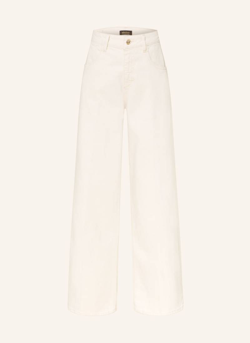 Windsor. Wide Leg Jeans weiss von windsor.