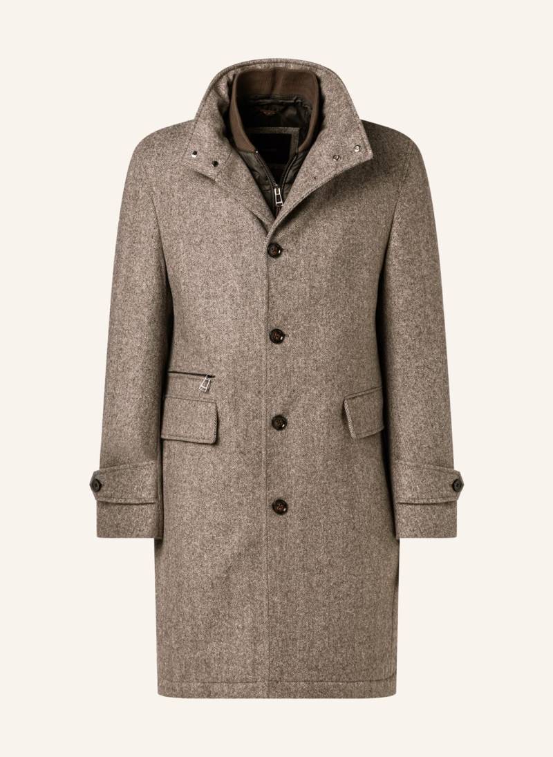 Windsor. Wollmantel Mit Herausnehmbarer Blende braun von windsor.