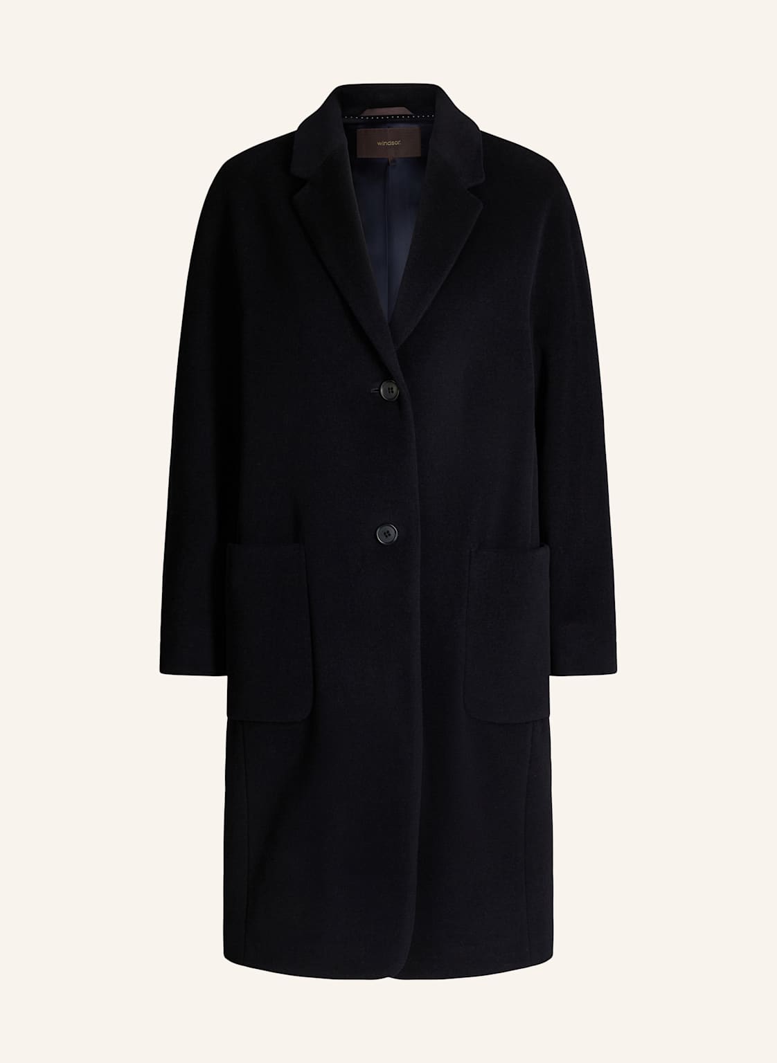 Windsor. Wollmantel blau von windsor.