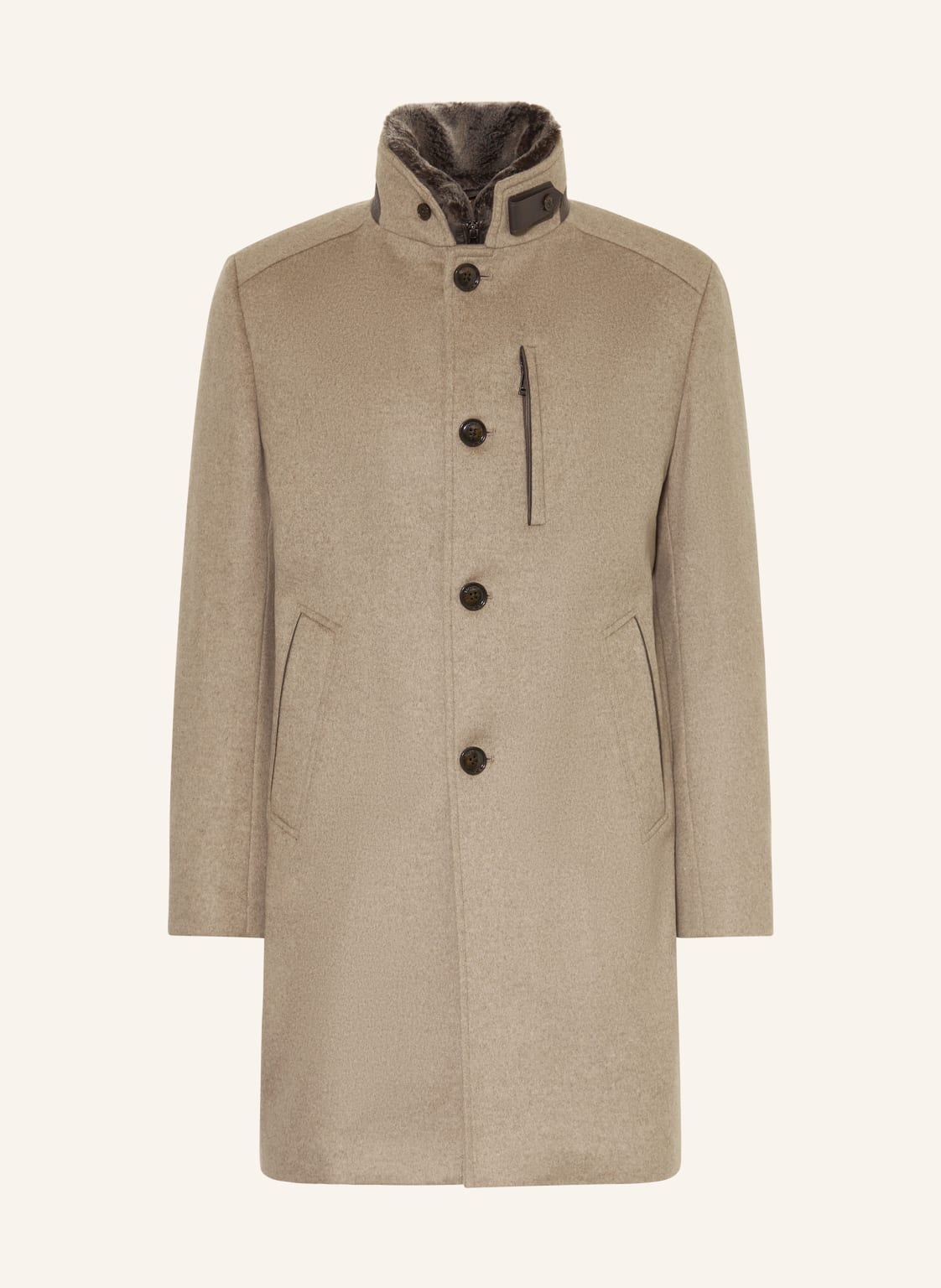 Windsor. Wollmantel rivano3 Mit Herausnehmbarer Blende beige von windsor.