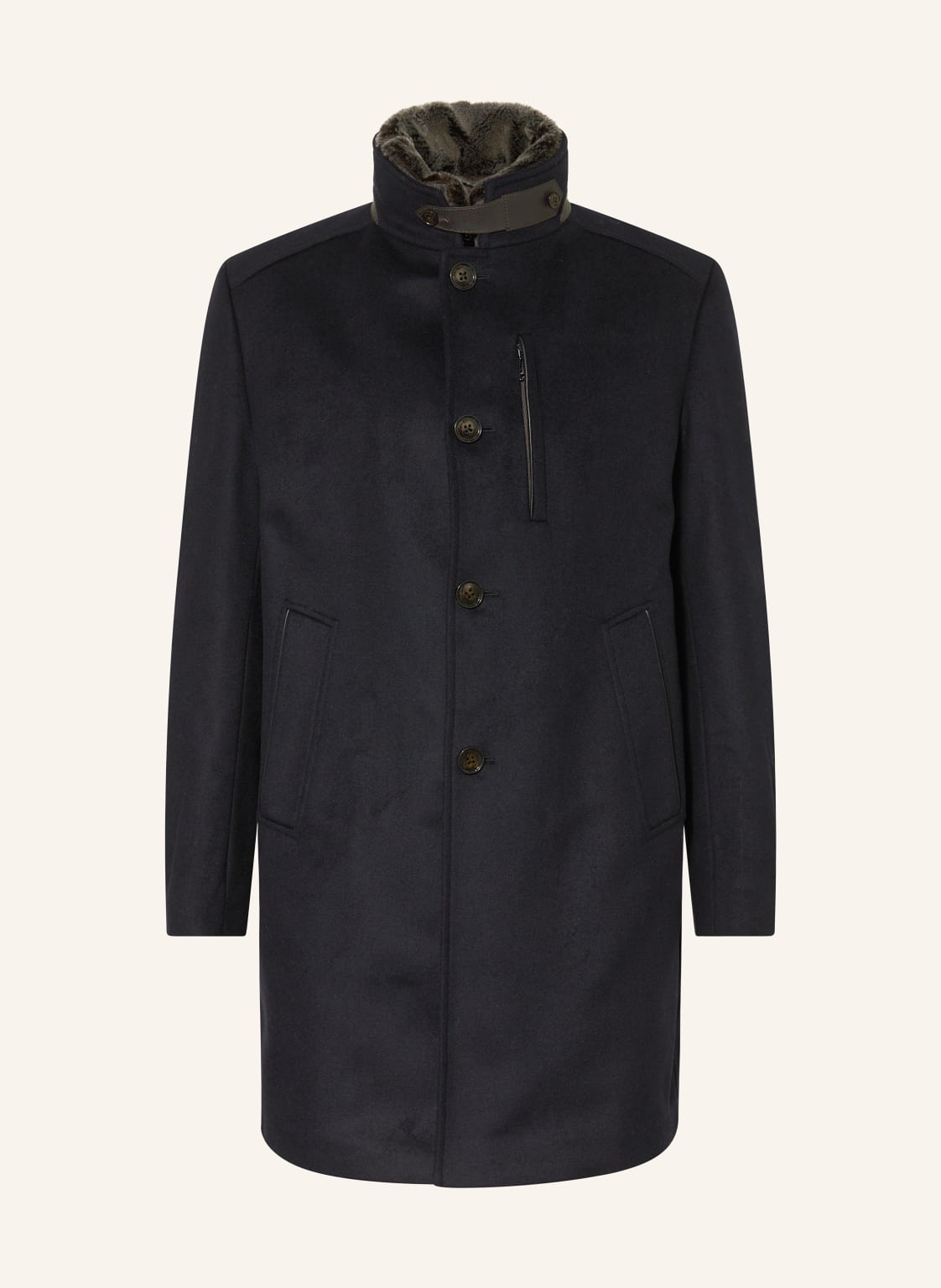 Windsor. Wollmantel rivano3 Mit Herausnehmbarer Blende blau von windsor.