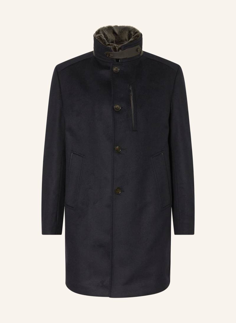 Windsor. Wollmantel rivano3 Mit Herausnehmbarer Blende blau von windsor.