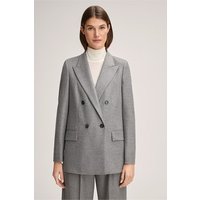 Woll-Doppelreiher-Blazer in Grau von windsor.