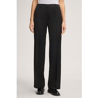Woll-Gabardine-Marlene-Hose in Schwarz Woll-Gabardine-Marlene-Hose in Schwarz von windsor.