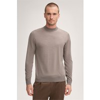 Woll-Stehkragen-Pullover Nando mit Seide und Cashmere in Braun von windsor.