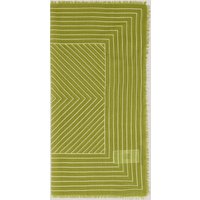 Woll-Tuch gemustert in Grün-Ecru von windsor.