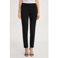 Wollcrêpe-Anzug-Hose in Schwarz von windsor.