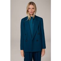 Wolljersey-Doppelreiher-Blazer in Petrol Wolljersey-Doppelreiher-Blazer in Petrol von windsor.