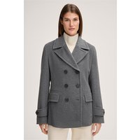 Wollmix-Caban-Jacke in Grau von windsor.
