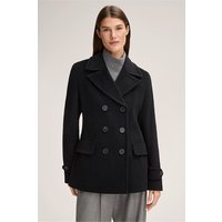 Wollmix-Caban-Jacke in Schwarz von windsor.