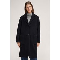 Wollmix-Eggshape-Mantel in Navy von windsor.